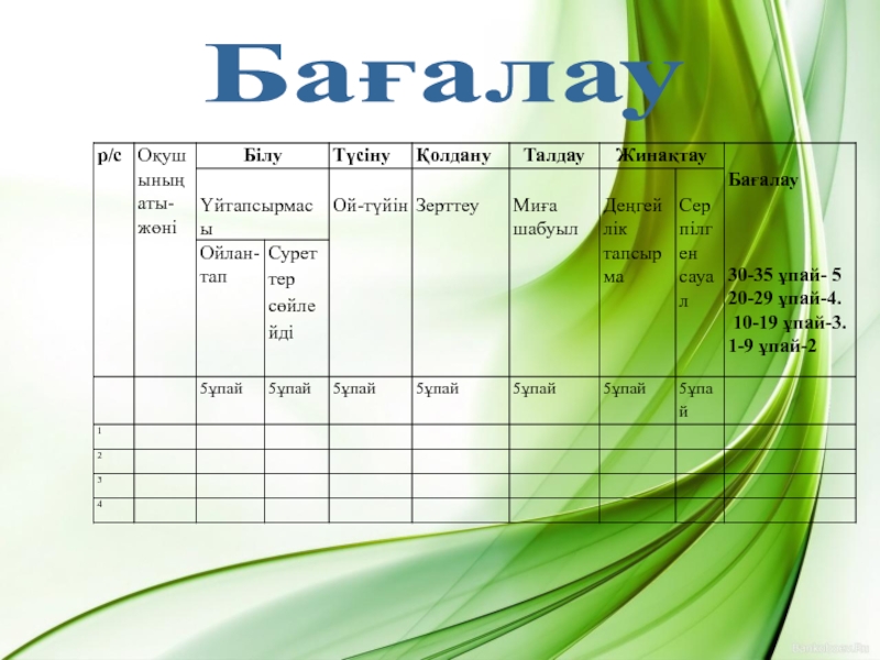 Түр түзілу презентация