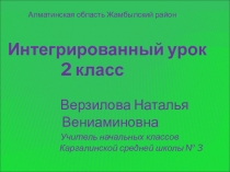 Презентация к интегрированному уроку Орфограммы корня. Моя Родина Казахстан 2 класс