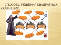 Способы решения квадратных уравнений