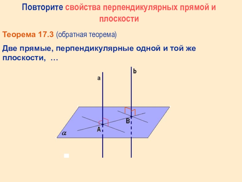 Прямая перпендикулярна другой прямой