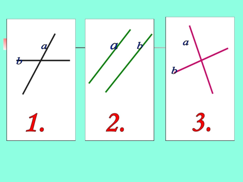 Презентация Открытый урок по теме параллельные прямые 7класс(1 презентация)