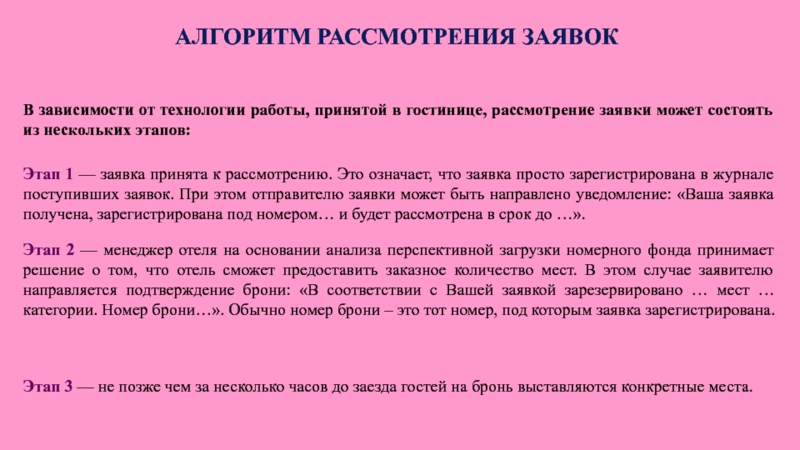 Получение принятый. Алгоритм рассмотрения заявок на бронирование. Алгоритм рассмотрения заявок в гостинице. Алгоритм работы гостиницы. Охарактеризуйте алгоритм рассмотрение заявок.