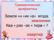 Материал к неделе русского языка Грамматическая арифметика