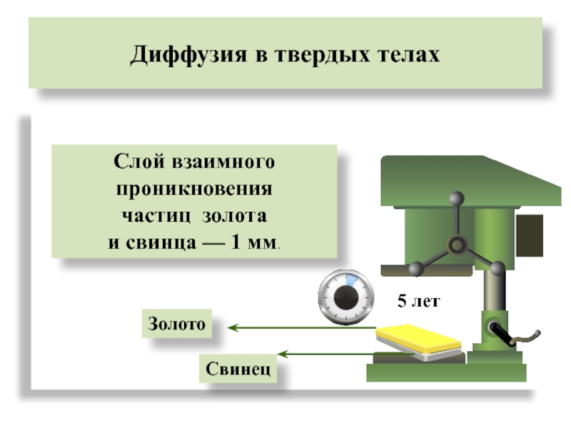 Диффузия в газах жидкостях и твердых телах 7 класс презентация