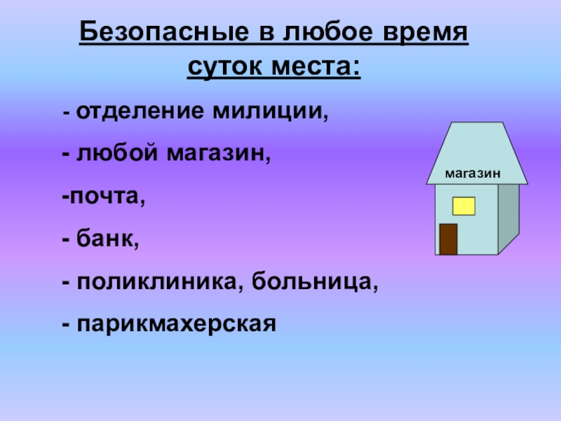 В любое время суток. Безопасные места в городе. Опасное время суток. Самые безопасные места в городе. Опасными местами в любое время суток могут быть.