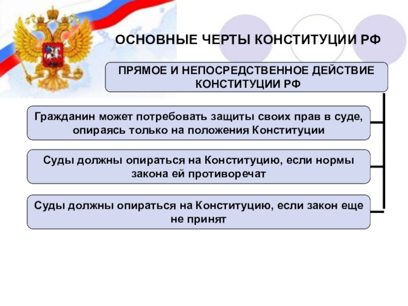 Основные черты конституции