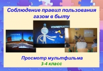Мероприятие недели знаний основ безопасности жизнедеятельности. Презентация . Соблюдение правил безопасности при пользовании газовыми приборами (3-4 класс)
