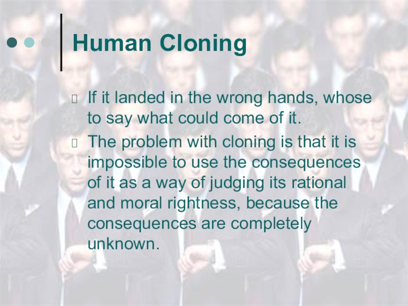Реферат: Cloning Is Wrong Essay Research Paper Cloning