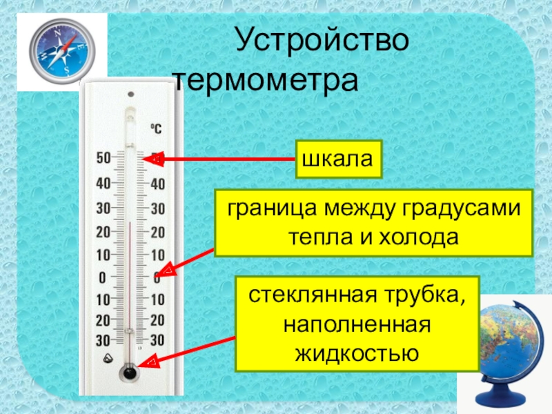 Шкалы термометров