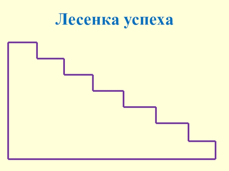 Рефлексия лестница успеха рисунок