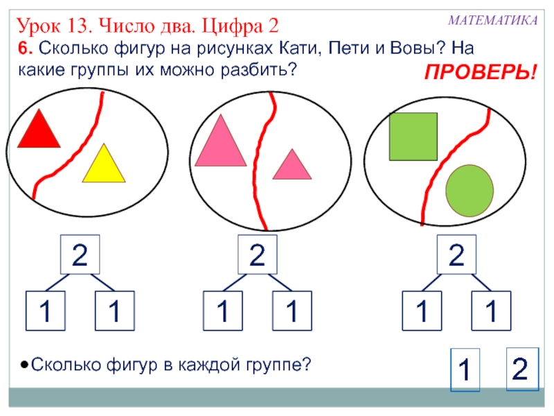 1 класс математика число 2 и цифра 2 презентация