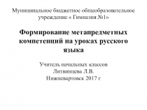 Презентация к выступлению на ГМО учителей русского языка и литературы 12.05.17