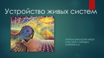 Презентация по биологии на тему Устройсво живых систем(9 класс, 2100)