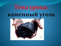 Презентация к уроку Каменный уголь
