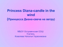 Презентация к уроку английского языка Принцесса Диана