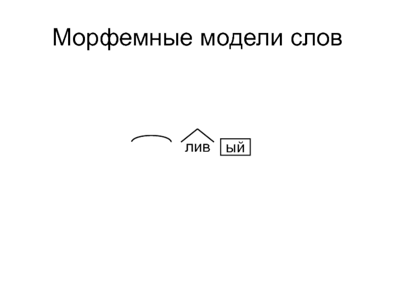 Оберегающий схема морфемная