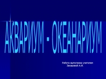 Аквариум - океанариум