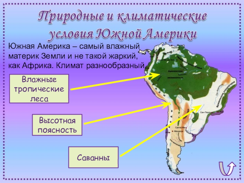 Рисунок южной америки для 2 класса