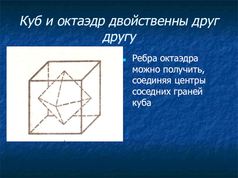 Диагонали октаэдра
