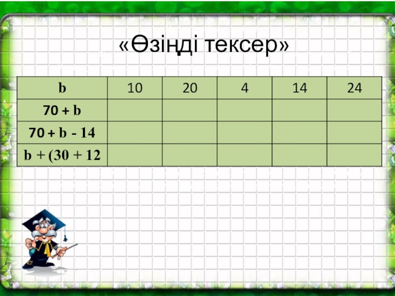 Математика презентация 2 сынып