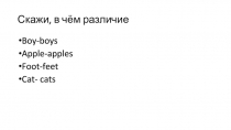 Презентация Множественное число существительных: теория и практика (3 класс)
