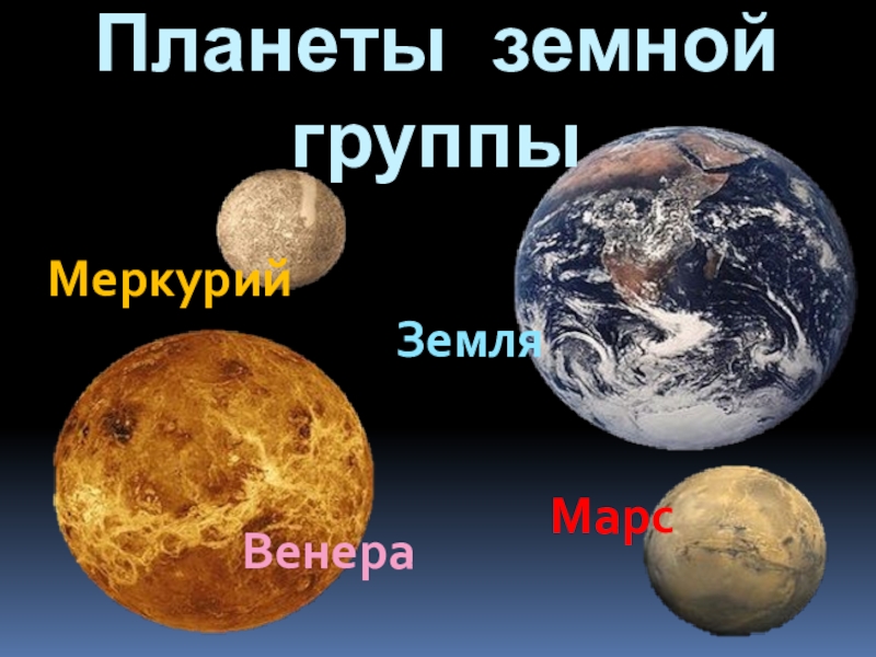 Презентация Презентация по астрономии Планеты земной группы