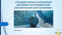 Государственная комплексная программа противодействия экономическим преступлениям