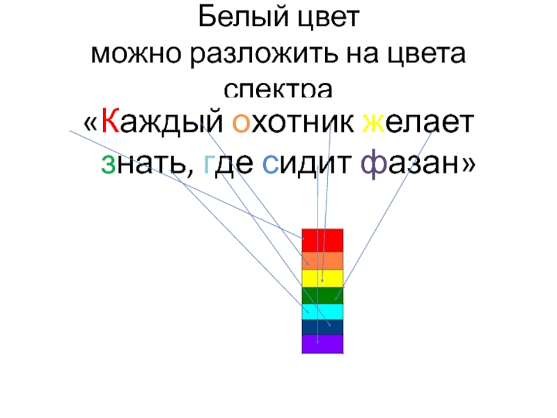 Составить схему цвета спектра егерский костюм