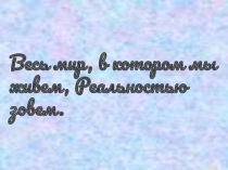 Презентация из опыта работы:Мир красок