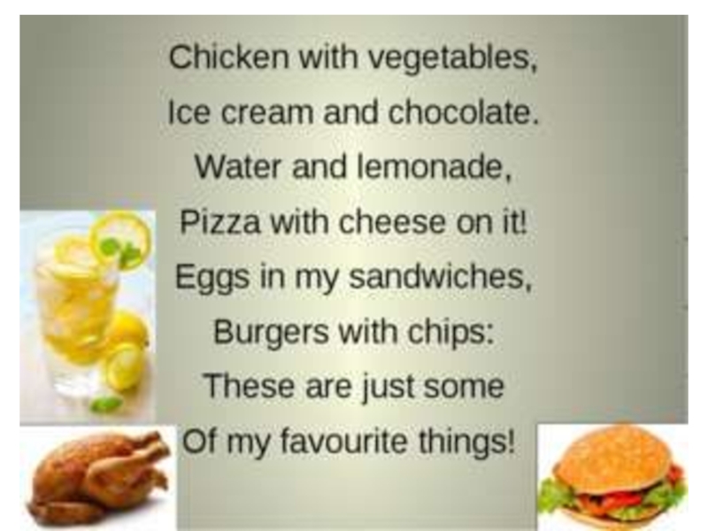 It is known to eat. Стих про еду на английском. Презентация по английскому на тему еда. Стих по теме еда на английском. Проект по английскому языку на тему еда.