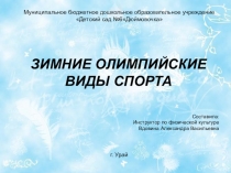 Зимние Олимпийские виды спорта