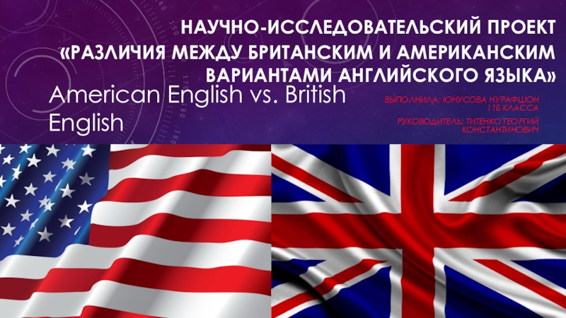 Различия англии и россии. Американский вариант английского языка. Британский и американский английский различия. Различия между американским и британским презентация. Различия американского и британского английского проект.