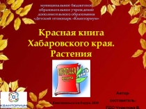 Презентация Красная книга Хабаровского края. Растения.