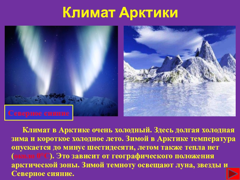 Зона арктических пустынь 4 класс окружающий мир презентация