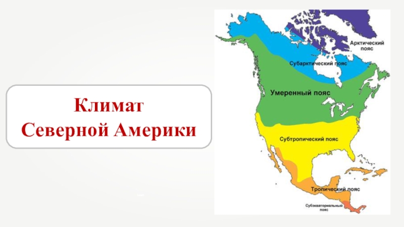 Тип климата северной америки и евразии