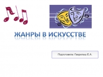 Презентация Жанры в искусстве
