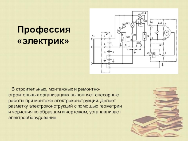 Исследовательский проект математика в профессии электромонтера