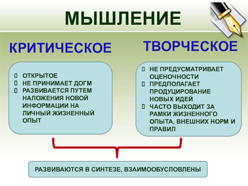 Презентация на тему критическое мышление