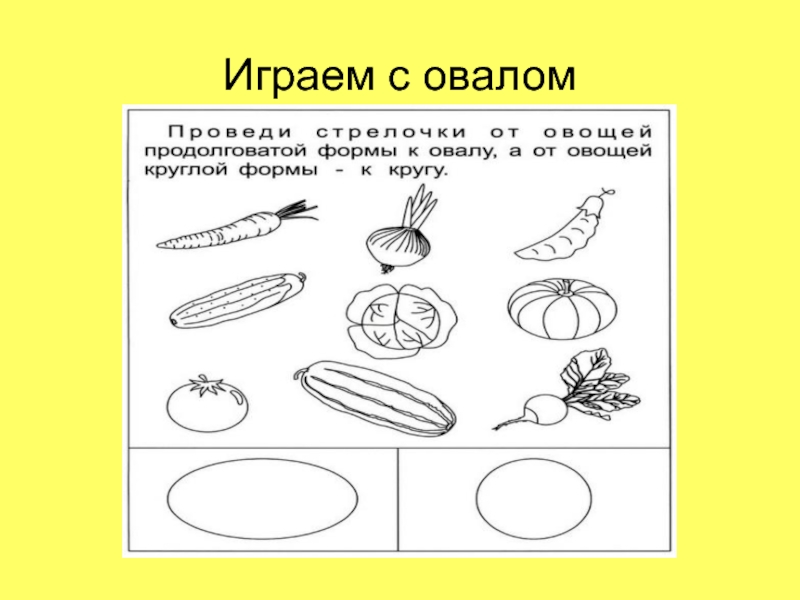 Овал предметы картинки для детей