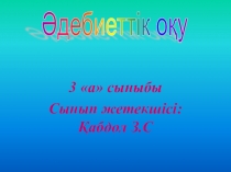 Ашық сабақ Қызыл шұнақ