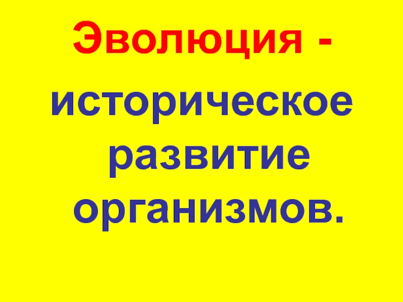 Реферат: Развитие теории эволюции 2