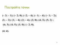 Презентация по математике Рисуем по координатам