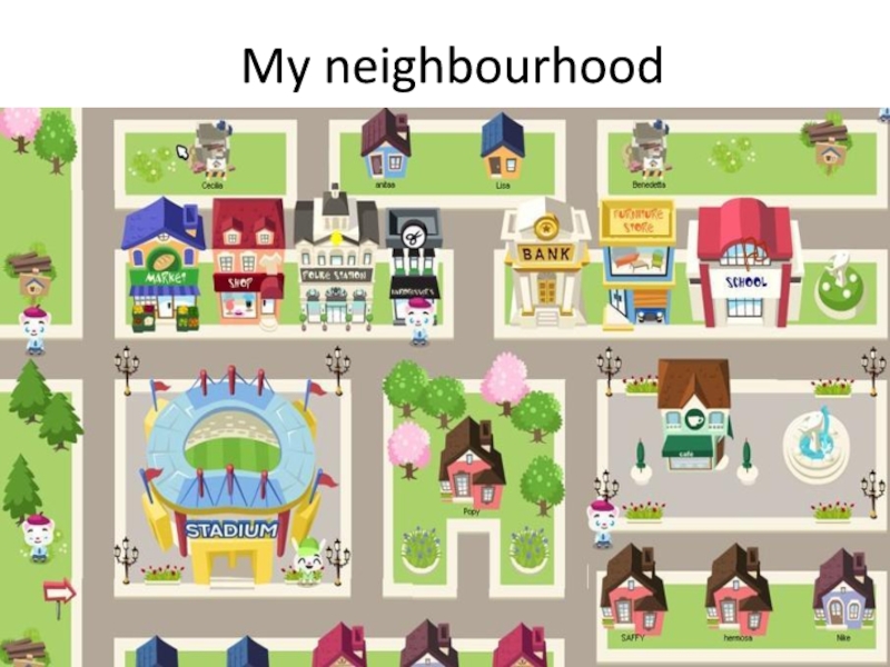 Loving neighborhood перевод. Задания на тему my neighbourhood. Проект по английскому языку my neighbourhood. Тема my neighbourhood. Презентация по теме my neighbourhood.