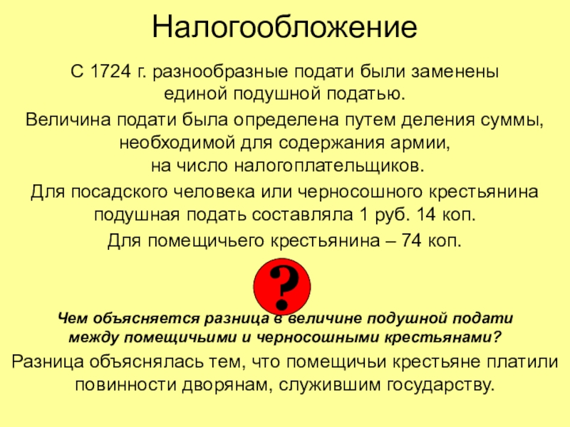 Подушная подать смысл. Подушная подать. Введение подушной подати. Минусы подушной подати. Последствия подушной подати.