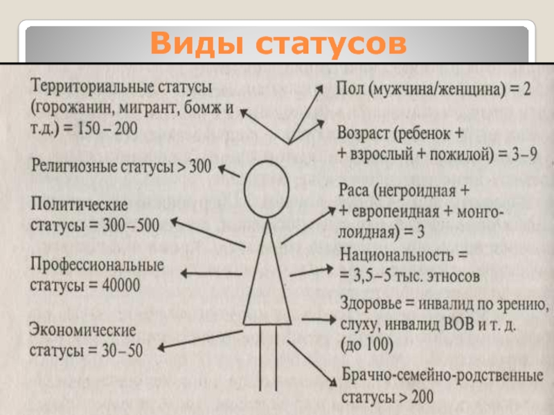 Социальный портрет личности схема