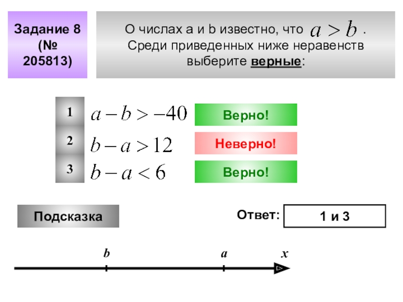 Среди приведенных. О числах a и b известно что a>b среди приведённых. Известно что b больше c выбери верные неравенства. Среди данных записей выбери неравенство. Геометрический неравенства максимум и минимум.