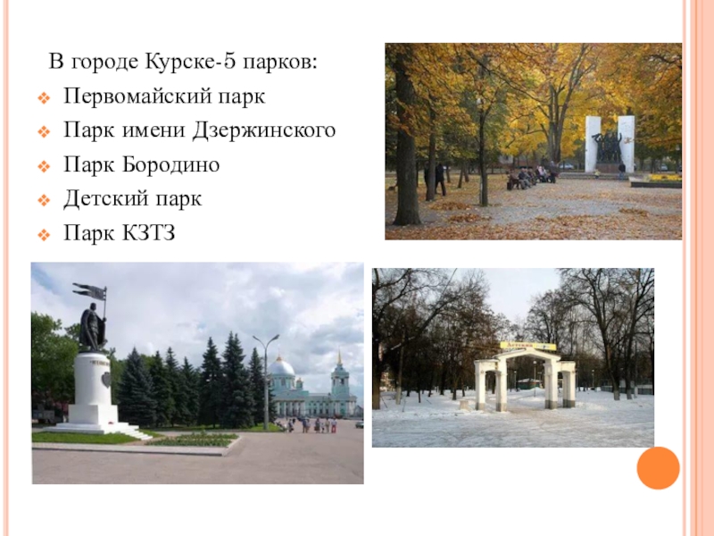 Парк бородино курск