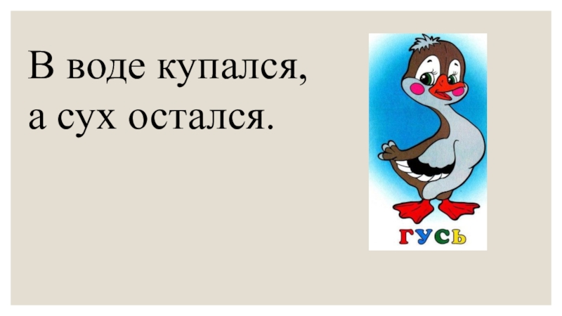 Остаться сухим. В воде купался а сух остался. Загадка в воде купался а сух остался. Загадка в воде ,сухим остался. В воде искупались а сухими остались.