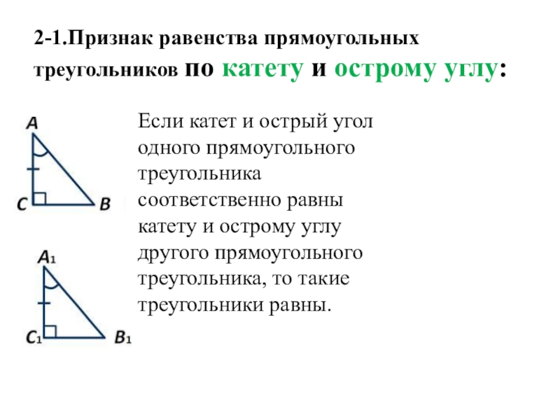 7 признак прямоугольного треугольника. Признак равенства прямоугольных треугольников по катетам. 4 Признака равенства прямоугольных треугольников. Признак равенства прямоугольного треугольника по катету и острому. Признаки равенства треугольников прямоугольных треугольников.