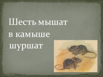 Презентация. Скороговорки. Звук [ш]